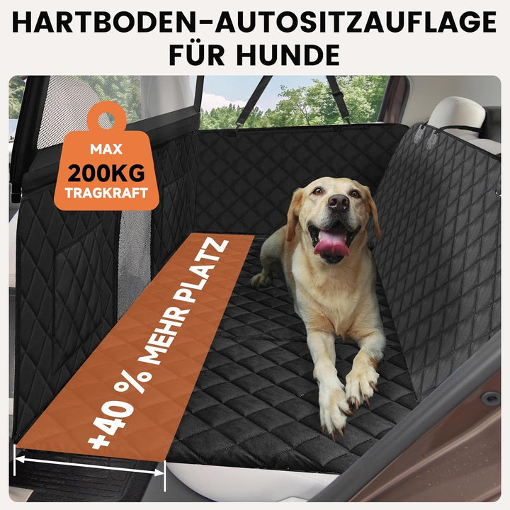 Snagle Paw Hundedecke Auto Rückbank,79cm Hohe Hundedecken für Rücksitze mit Sichtfenster-Mesh,Wasser
