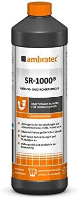 Ambratec SR 1000 Abflussreiniger Rohrreiniger - löst Verstopfungen Lebensmittelreste Fette Haare - k