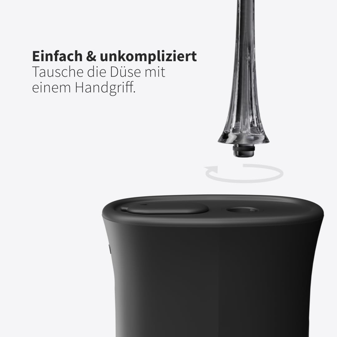 Zahnheld® Ersatzdüsen Basic für Munddusche Aquadent (6 Stück, weiss) 6 Stück Weiss, 6 Stück Weiss