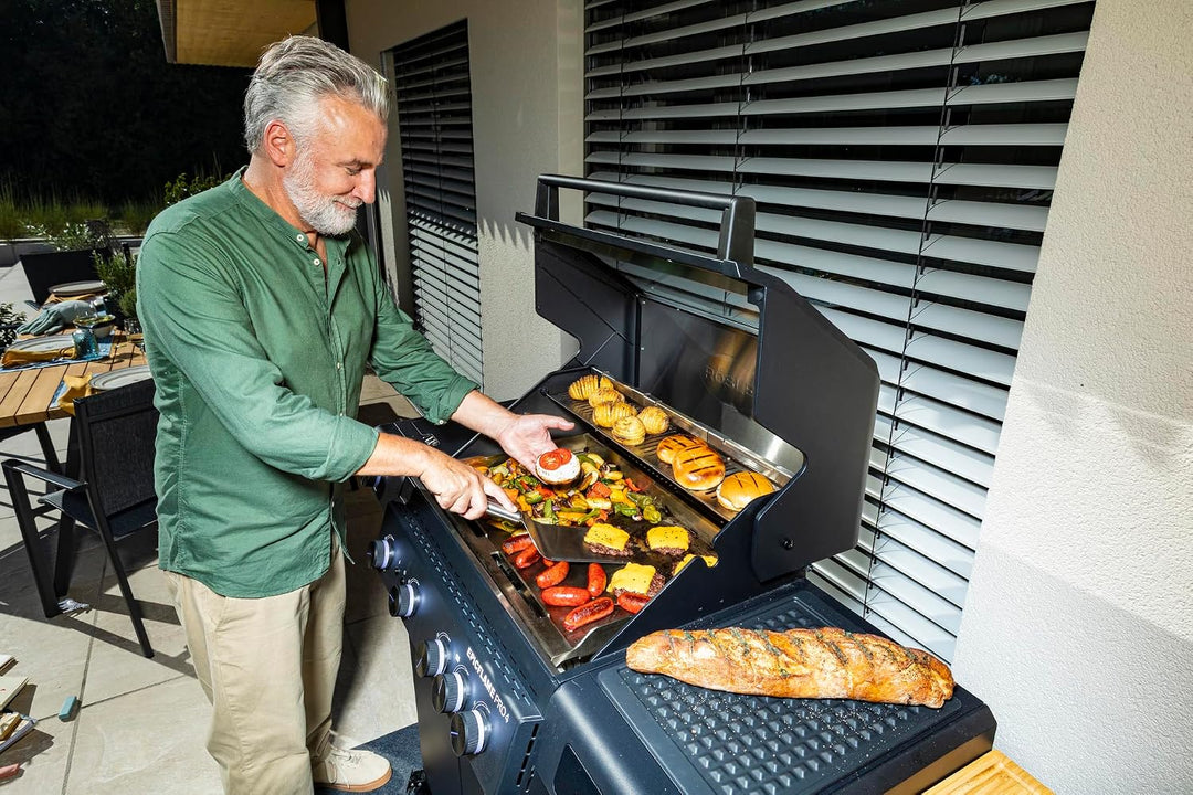 RÖSLE Full-Size BBQ Plancha ALLFLAME/EPICFLAME 4 aus Edelstahl