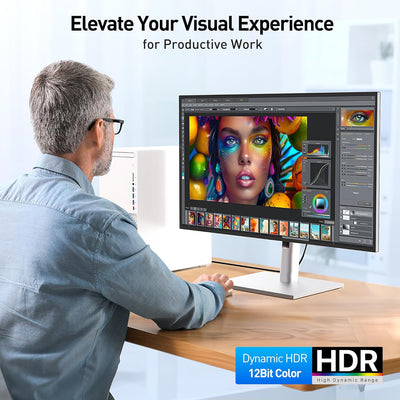 Cable Matters HDMI Displayport Kabel 1.4 mit 4K 120Hz oder 8K - 1,8m, unidirektionalem Displayport a