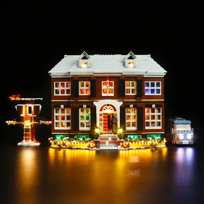 Led Licht Set für Lego Home Alone,Dekorations Led Beleuchtungs Set für Lego 21330 Exklusives Collect