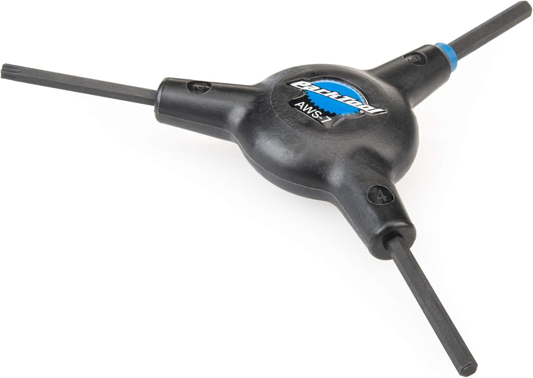 Park Tool Park Tool Unisex – Erwachsene Y-Schlüssel AWS-7 4/5-T25 3-Wege-Sechskant, Schwarz, Einheit