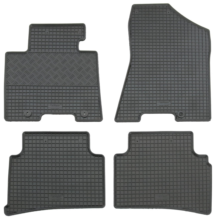 Gummi Fussmatten Set, 4teilig, Gummifussmatten Gummimatten Matten