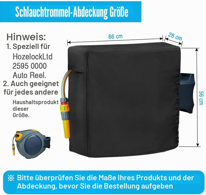 Einziehbare Schlauchtrommel Abdeckung - Onlyme Wandmontierte Wasserschlauchtrommel Schutzhülle für I