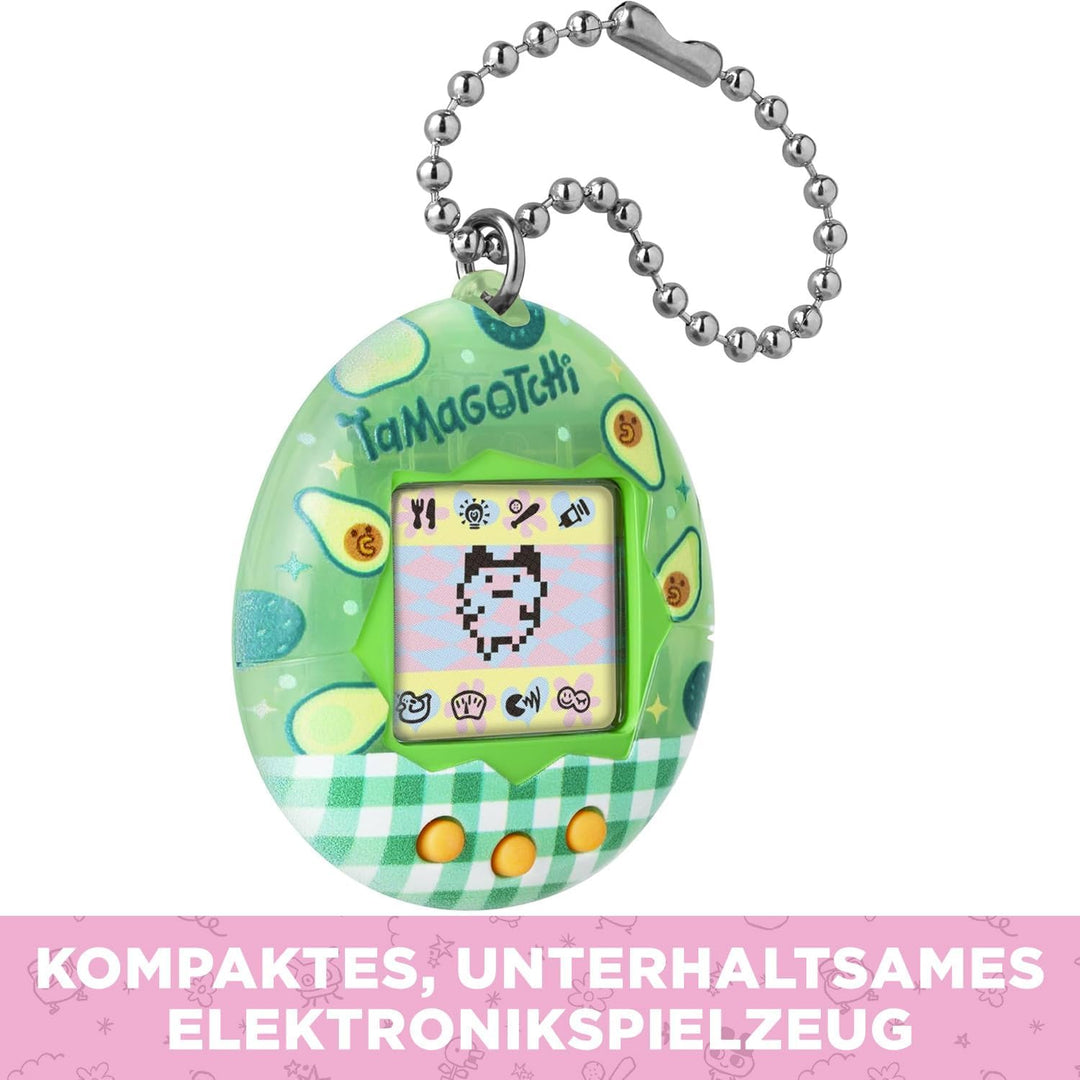 Bandai - Tamagotchi - Original Tamagotchi - Avocado Mix - Elektronisches virtuelles Haustier mit Far