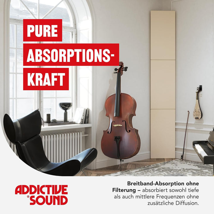 Addictive Sound Bassfalle Ecke Standard, Bass Trap Eckabsorber, Apfel, Apfel