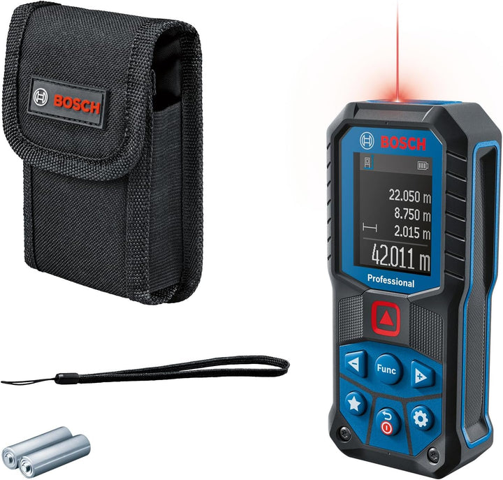 Bosch Professional Laser-Entfernungsmesser GLM 50-22 (Reichweite: bis zu 50 m, robust, IP65, ± 1,5 m