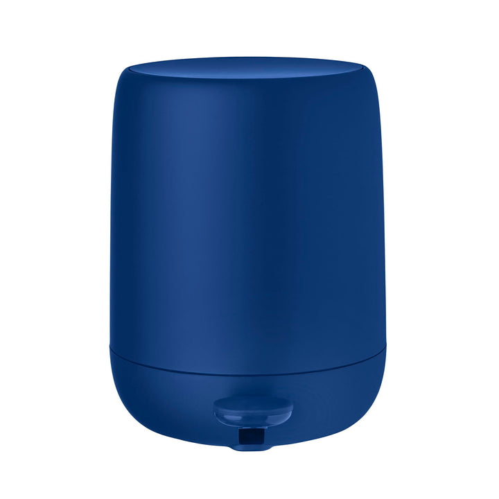 Blomus Kosmetikeimer SONO | Treteimer 3L mit Soft-Close & Pedal | Farbe Mazarine Blue | Bad Mülleime