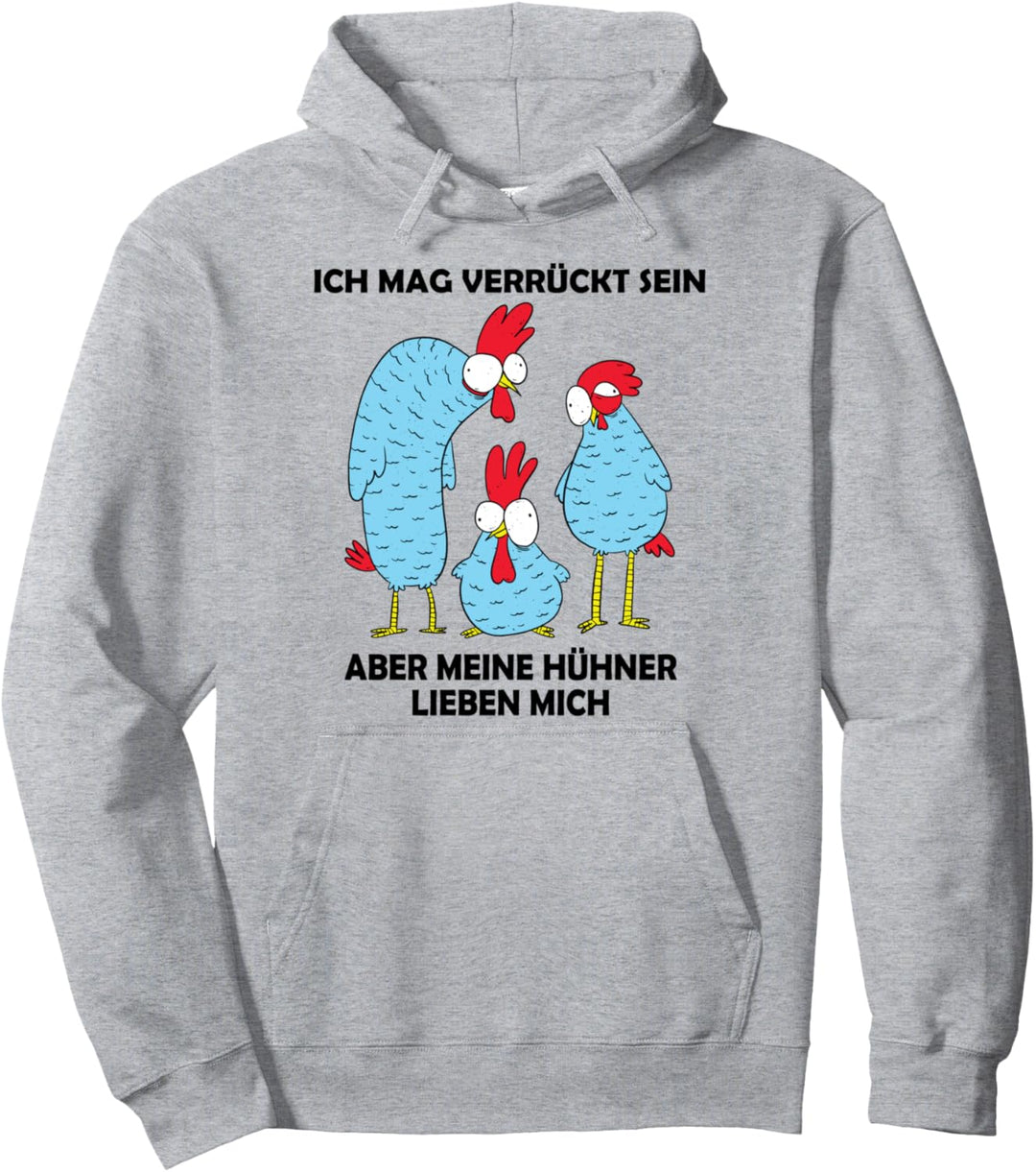 Ich liebe Hühner - die kacken mein Frühstück Pullover Hoodie