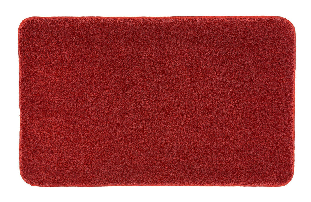 Kleine Wolke 5405453360 Badteppich Relax 60 x 100 cm Rubin, 60 x 100 cm Rubin