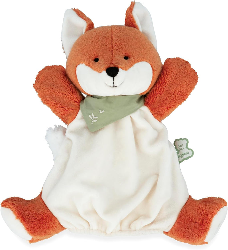 Kaloo - Les Amis - Baby Plüsch-Handpuppe Paprika der Fuchs - 24 cm - Sehr weiches Material - Ab Gebu