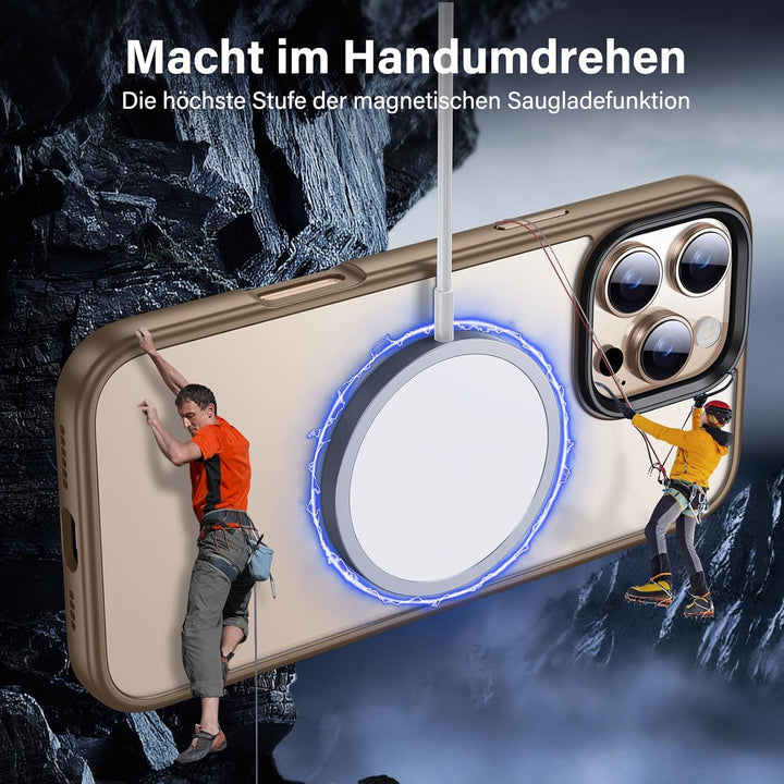 UniqueMe für iPhone 16 Pro Max Hülle, 5-in-1-Set Handyhülle für iPhone 16 Pro Max Case Rundumschutz