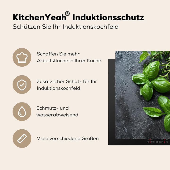 KitchenYeah© Herdabdeckplatte Einteilig Induktionsmatte Küche Abdeckung Ceranfeld Herd Abdeckplatte