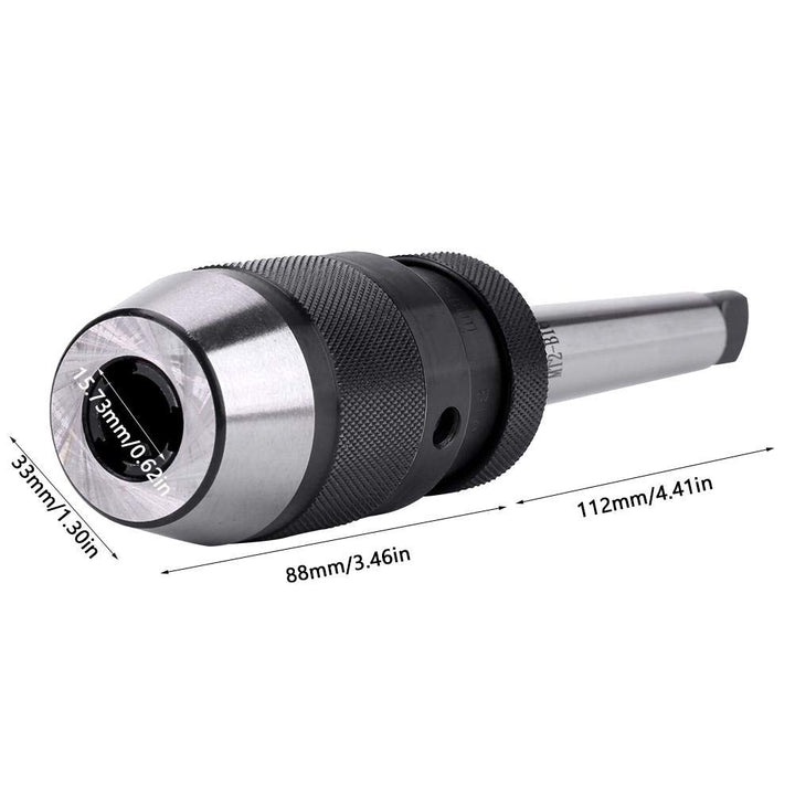 1PC selbstsichernder Spannfutter, 1-13 mm 1/2 "Bohrfutter für selbstsichernde Stahldrehmaschine und