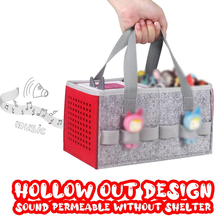 OUKNAK Tasche für Toniebox Starter Set Aufbewahrungstasche für Toniebox Figur, Home Outdoor Handtasc