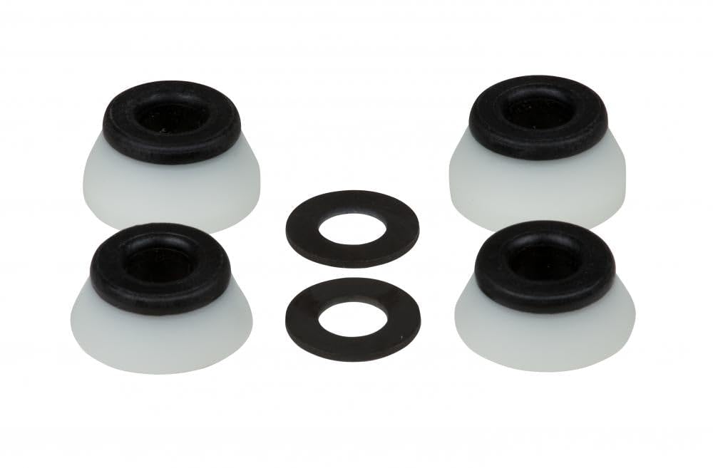 Bones Wheels Harte Buchsen (2 Set). Weiss, Weiss