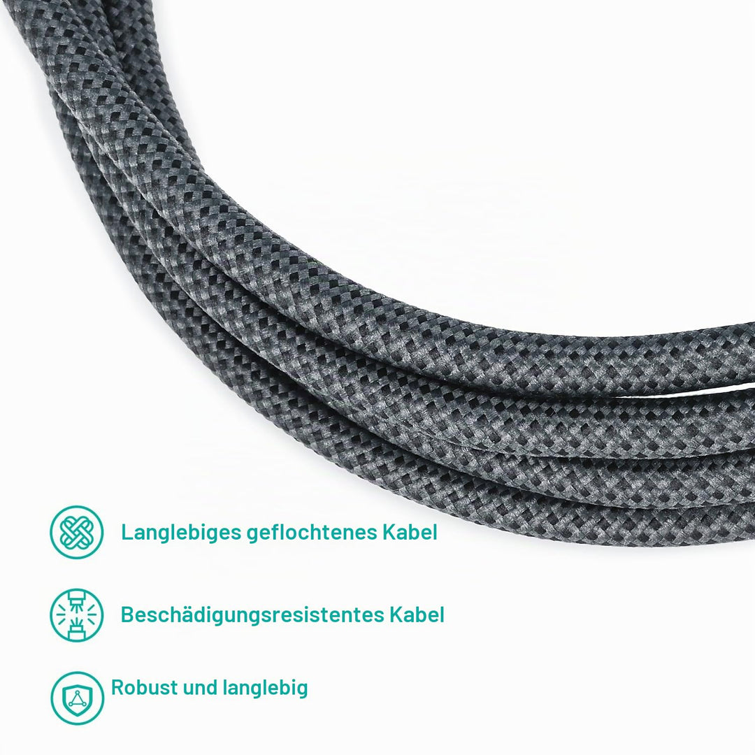 J&amp;D 5 PIN XLR DMX Kabel, DMX512 XLR 5-polig Stecker auf 5-polig Buchse DMX 512 Turnaround DMX Bühnen