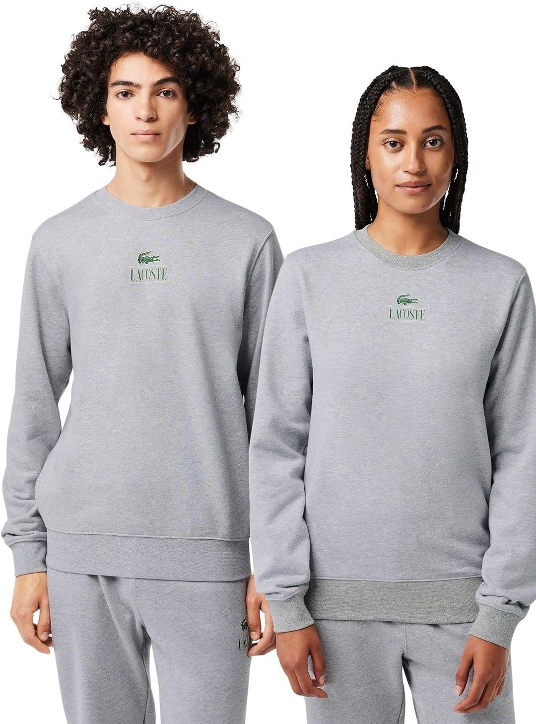Lacoste Unisex Sweatshirt S Argent Chine, S Argent Chine