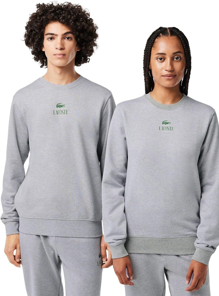 Lacoste Unisex Sweatshirt S Argent Chine, S Argent Chine