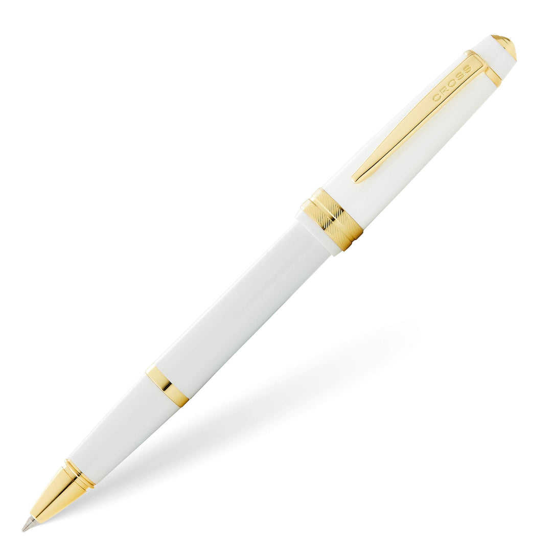 Cross Bailey Light Rollerball (Strichstärke F, Schreibfarbe: schwarz, inkl. Geschenkverpackung) Weis
