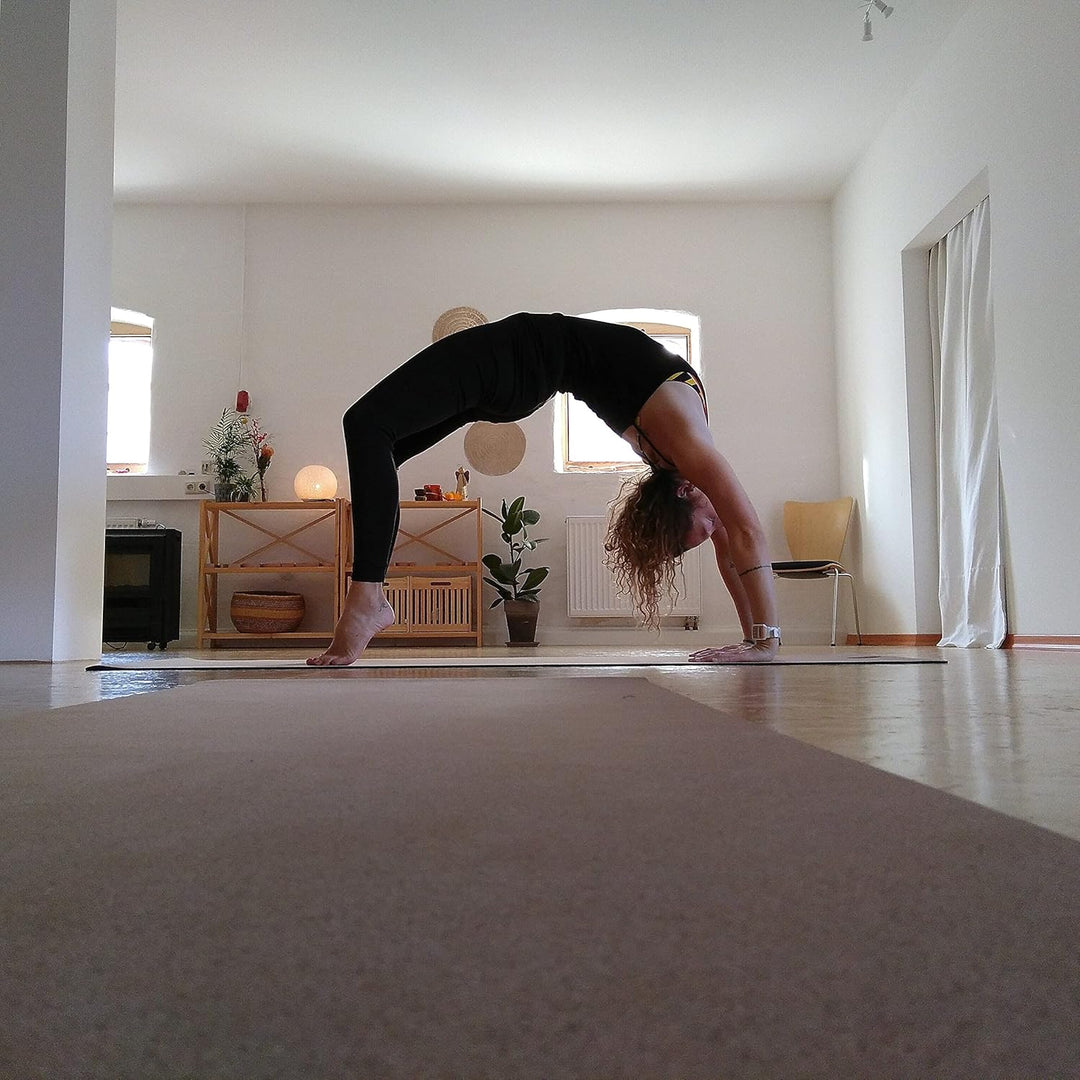 Secoroco Yogamatte Kork - getestet mit SEHR GUT - 2-5 mm Stärke - rutschfest, vegan & nachhaltig - Y