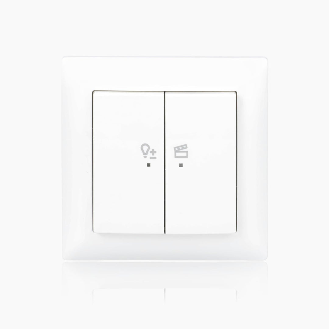 Busch-Jaeger 62851 UJ-914-WL LED-Dimmer flex Wireless Komplettset Tastdimmer-Einsatz Tastbedienfeld