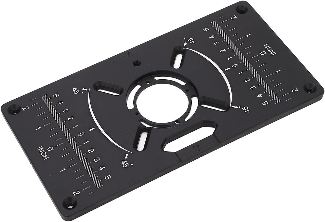 Router Table Insert Plate for Table Benches Router Jig Saw Trimmer with Edge Treatment and Grooving