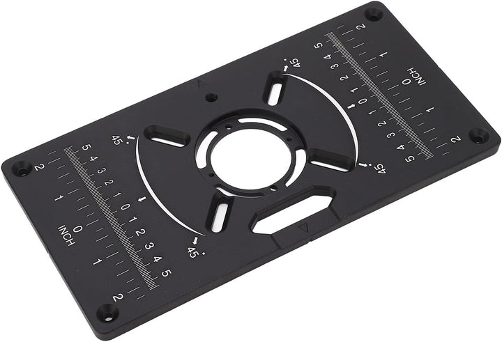 Router Table Insert Plate for Table Benches Router Jig Saw Trimmer with Edge Treatment and Grooving