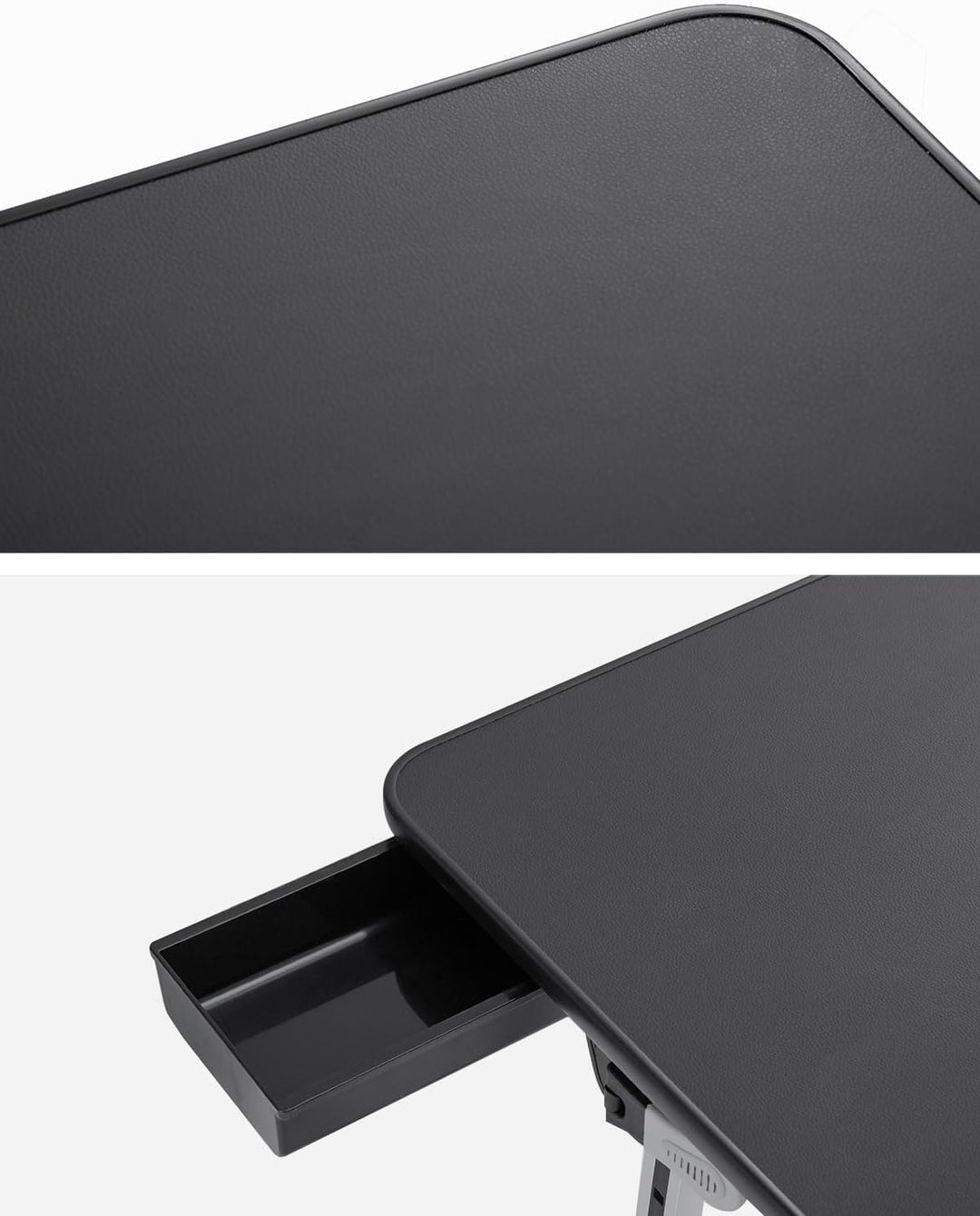 Höhenverstellbarer Laptoptisch – Winkelverstellbarer Lapdesk bis 17 Zoll, Stabiler Betttisch mit Mau