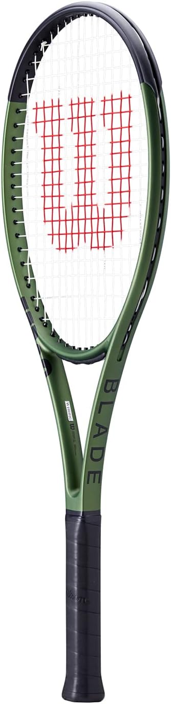 Wilson Blade 101L V8 unbesaitet 274g Tennisschläger Grün - Griffstärke 3, 3