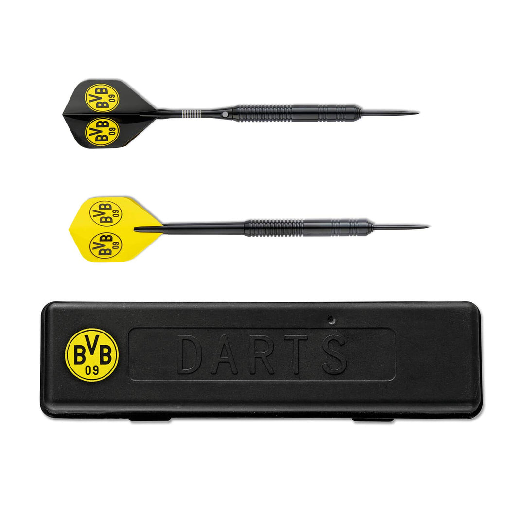 Borussia Dortmund Dartpfeile mit Aufbewahrungsbox Einheitsgrösse Schwarz/Gelb, Einheitsgrösse Schwar
