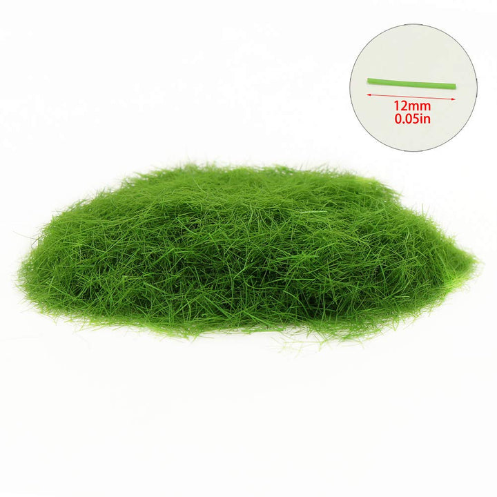 4 Flaschen*35g Grün 12mm Streugras Wiese Static Grass Powder Modellbahn Layout Gras Natürliche Farbe