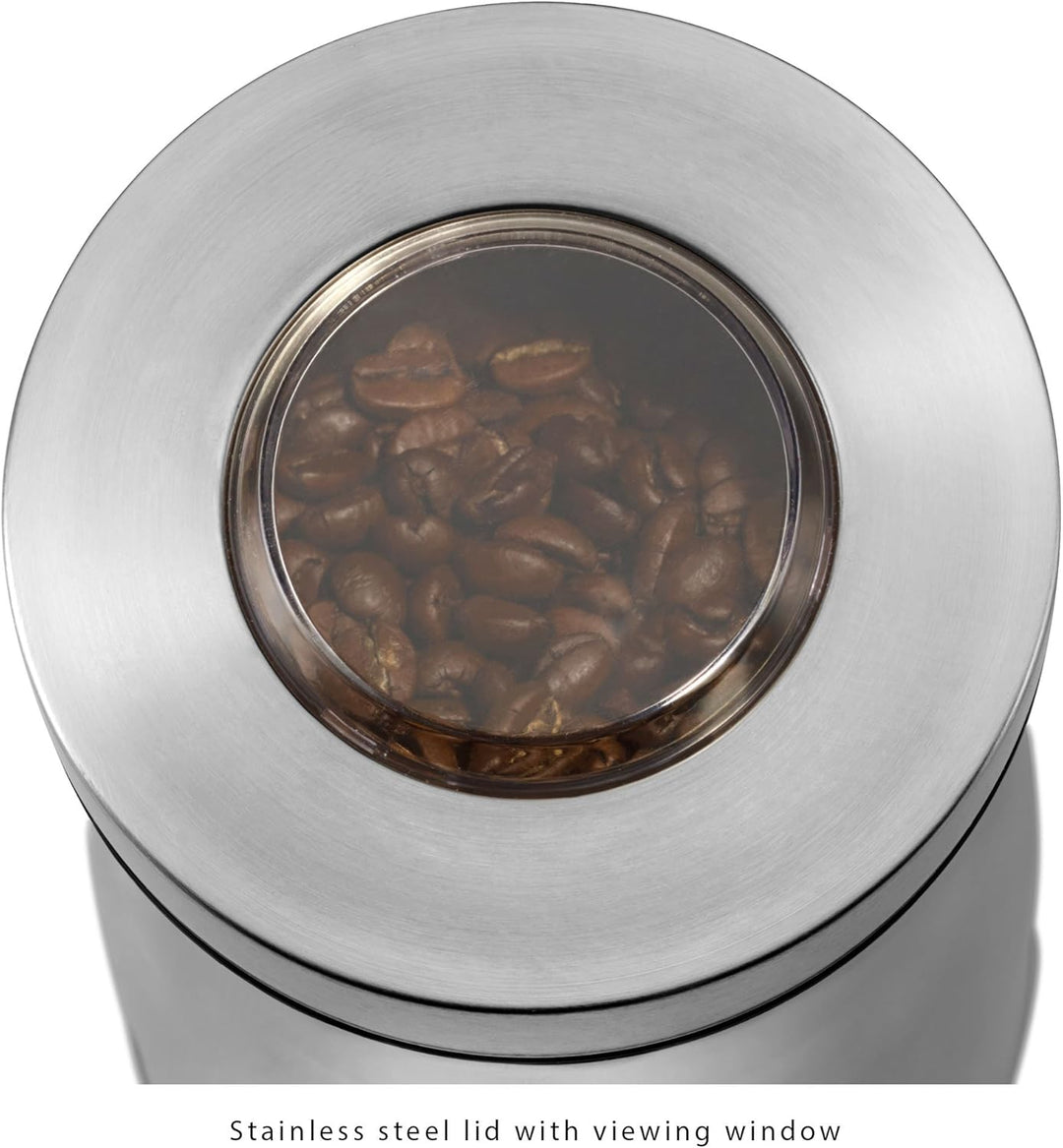 PC-KSW 1093 Kaffeemühle mit Schlagwerk, Edelstahlgehäuse, Sicherheitsschaltung, Edelstahldeckel mit