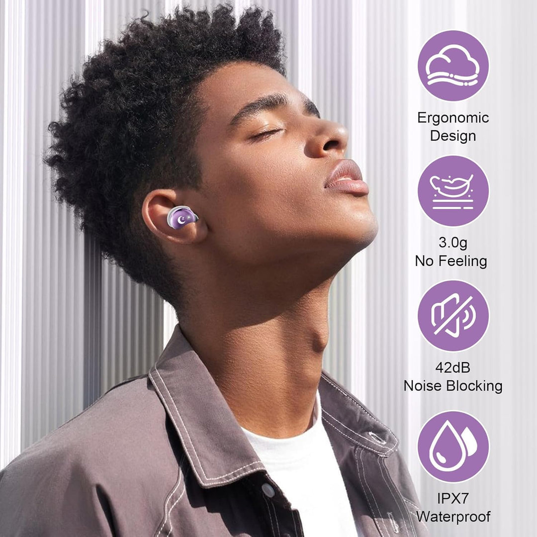 Bluetooth Kopfhörer, Mini 48 Std Schlafkopfhörer Bluetooth 5.4 mit Touchscreen, 2026 Neue in Ear Kop