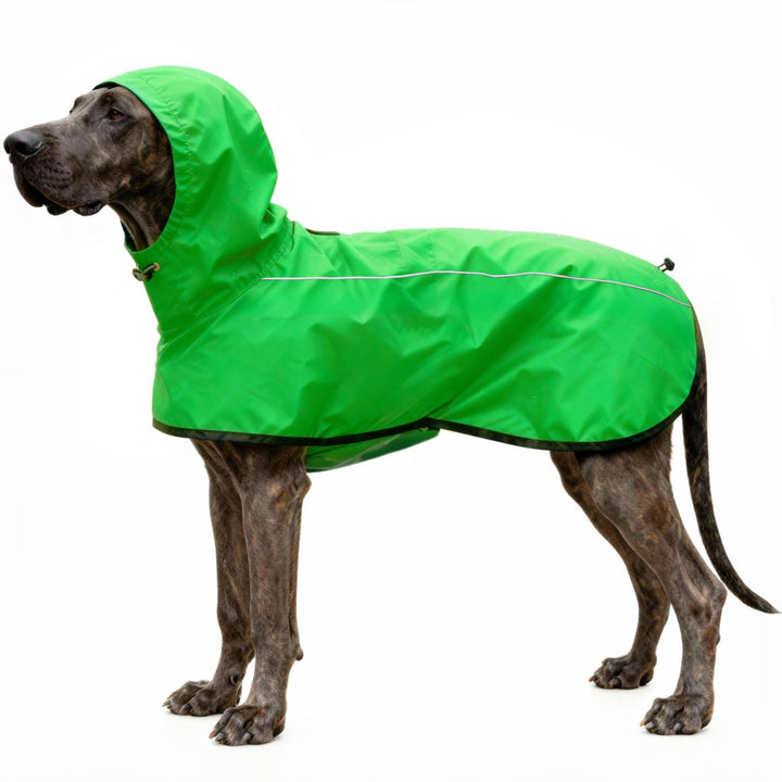 Mosucoirl Hund Regenmantel Jacke Reflektierende Verstellbare Kapuze Haustier Poncho Regenmantel mit