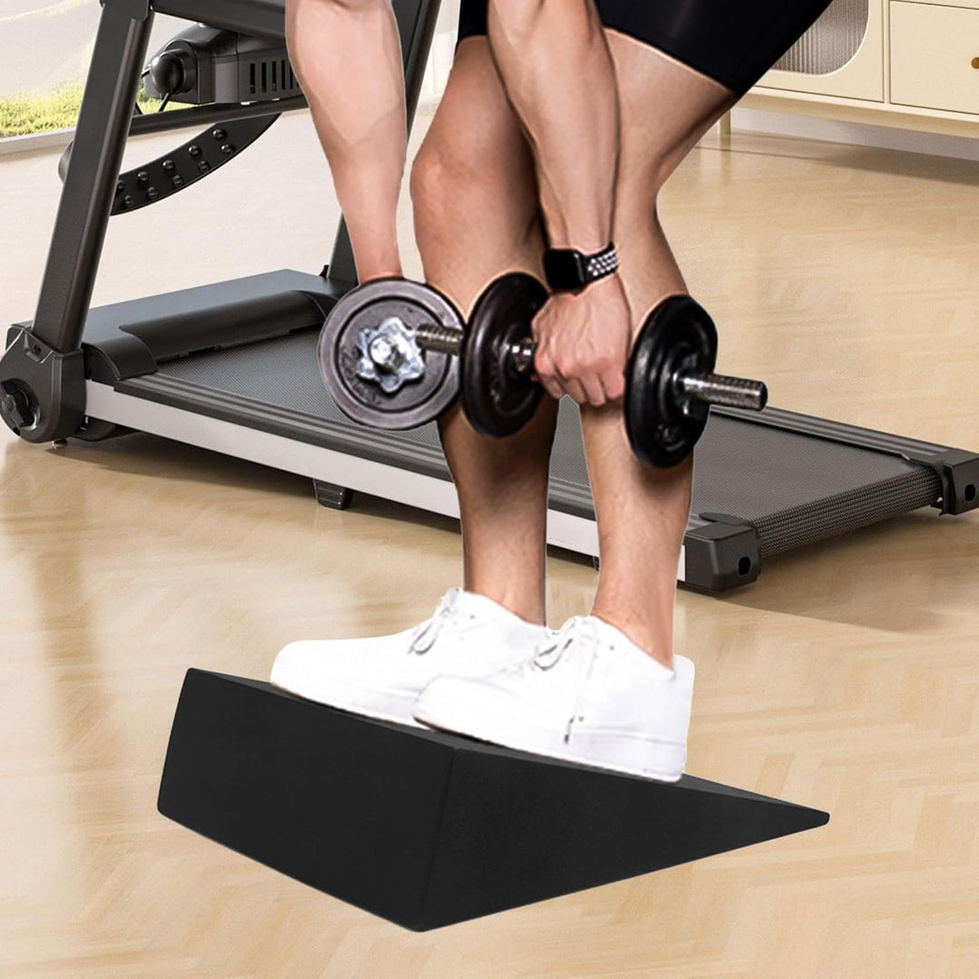 Schrägbrett Für Wadendehnung | Waden-Dehnbrett,Multifunktionales Fitnesszubehör aus Hochdichtem Scha