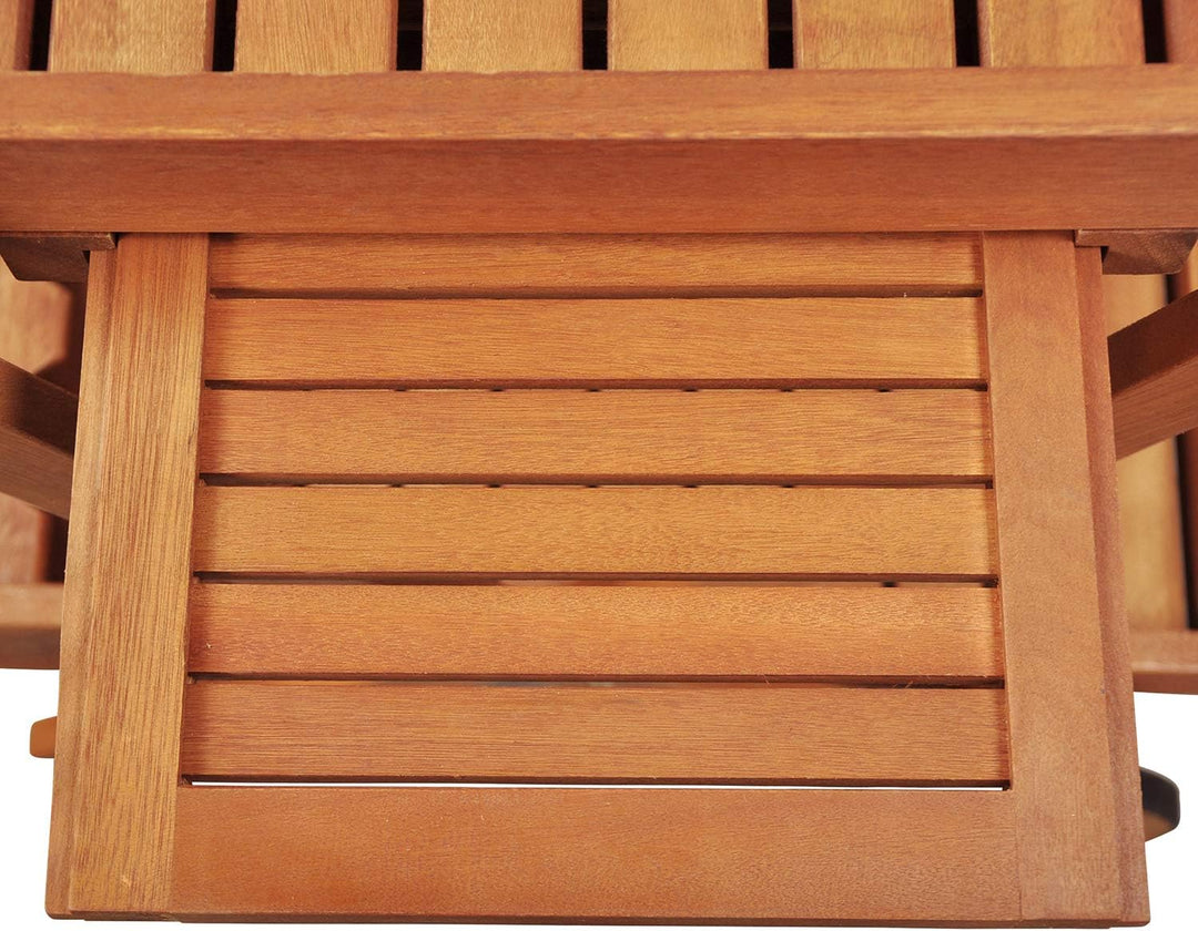 indoba Flair-Serie Sun Flair-IND-70004-SW Servierwagen, braun, 80 x 62,5 x 86 cm