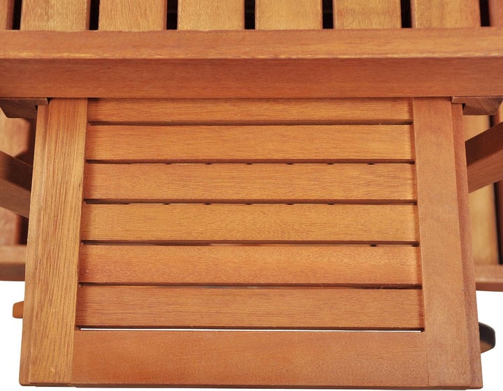 indoba Flair-Serie Sun Flair-IND-70004-SW Servierwagen, braun, 80 x 62,5 x 86 cm