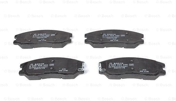 Bosch BP1122 Bremsbeläge - Vorderachse - ECE-R90 Zertifizierung - vier Bremsbeläge pro Set