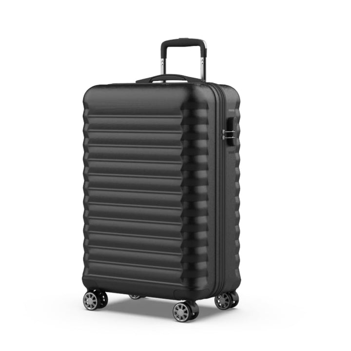 NUMADA Upfly 24' ABS-Koffer Gross (63x39,5x26,8cm) mit Kombinationsverschluss und 4 doppelten 360-Rä