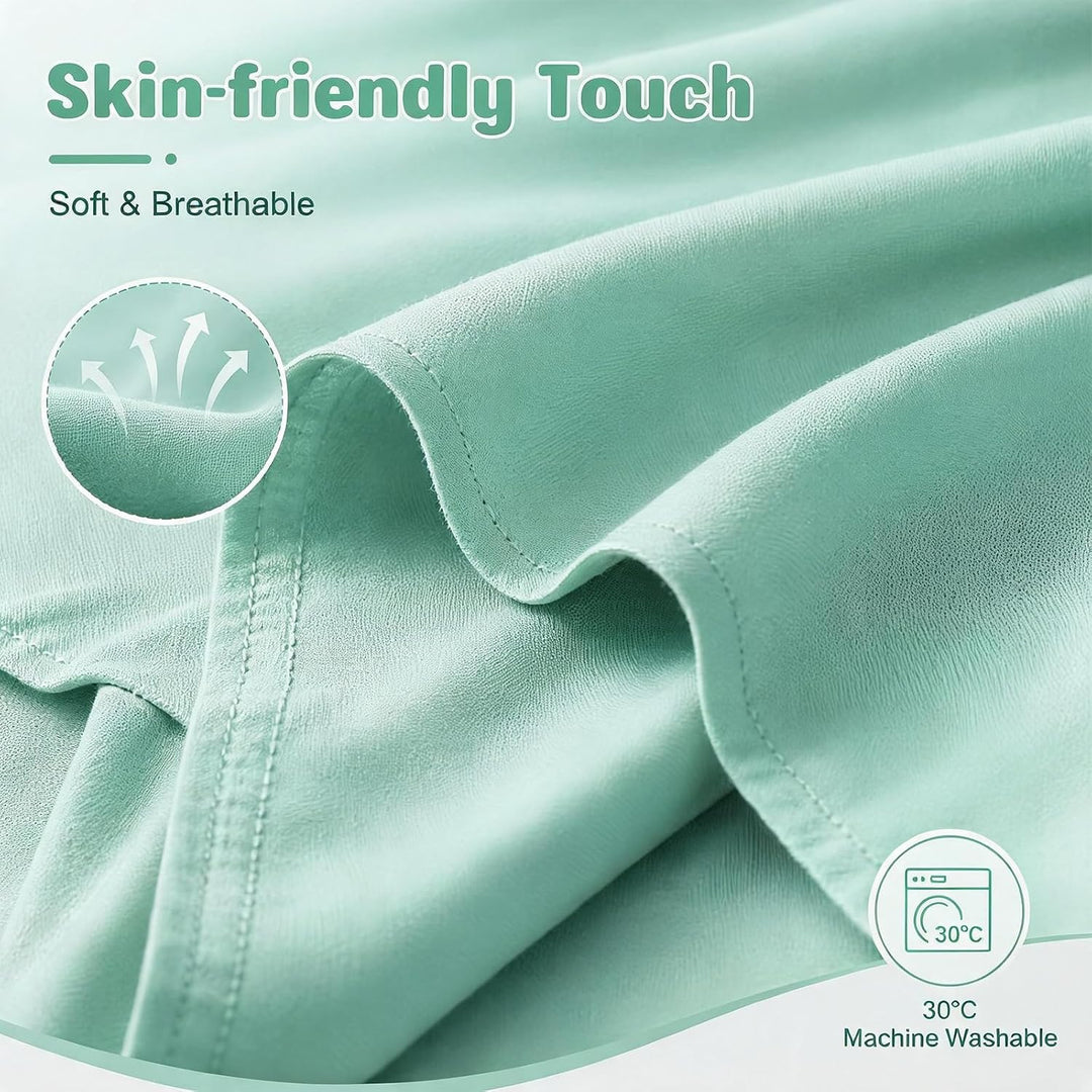 Hausbett Himmel Set, 2 Stück Betthimmel Hausbett, Leichter Atmbar Baumwoll Himmelbett Vorhängemit, M