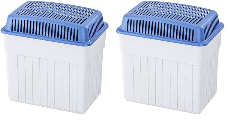 WENKO Feuchtigkeitskiller mit 2 kg Granulatblock, Raumentfeuchter, fasst bis zu 2,8 l Feuchtigkeit,