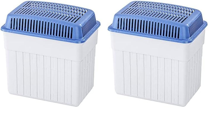 WENKO Feuchtigkeitskiller mit 2 kg Granulatblock, Raumentfeuchter, fasst bis zu 2,8 l Feuchtigkeit,