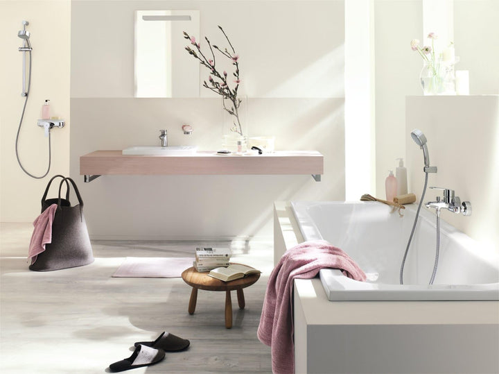 Grohe 2337420E Eurostyle Cosmopolitan, Badarmatur - Einhand-Waschtischbatterie, mit Zugstange, Energ