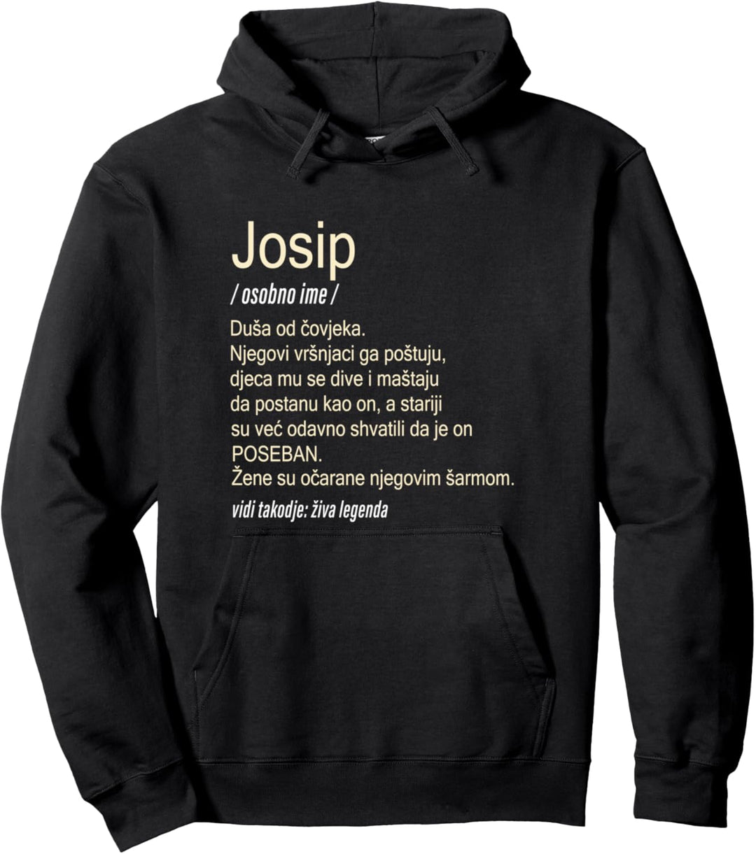 Kroatische Männer Namen Definition - Josip Pullover Hoodie