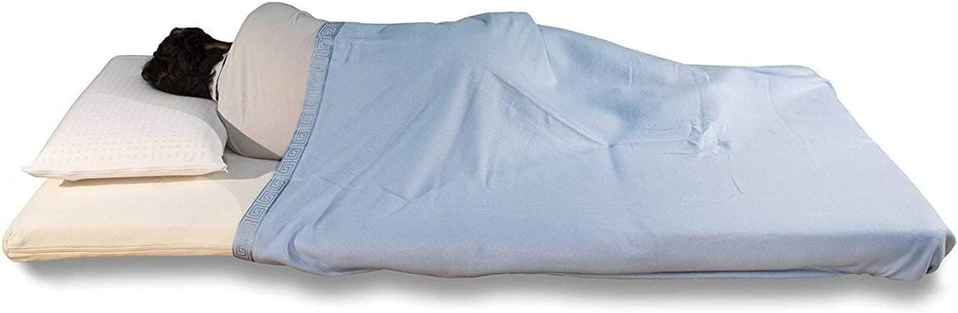 EVERGREENWEB Futon Klappbar 97 x 200 cm, Platzsparende Faltbare Matratze aus Waterfoam mit abnehmbar