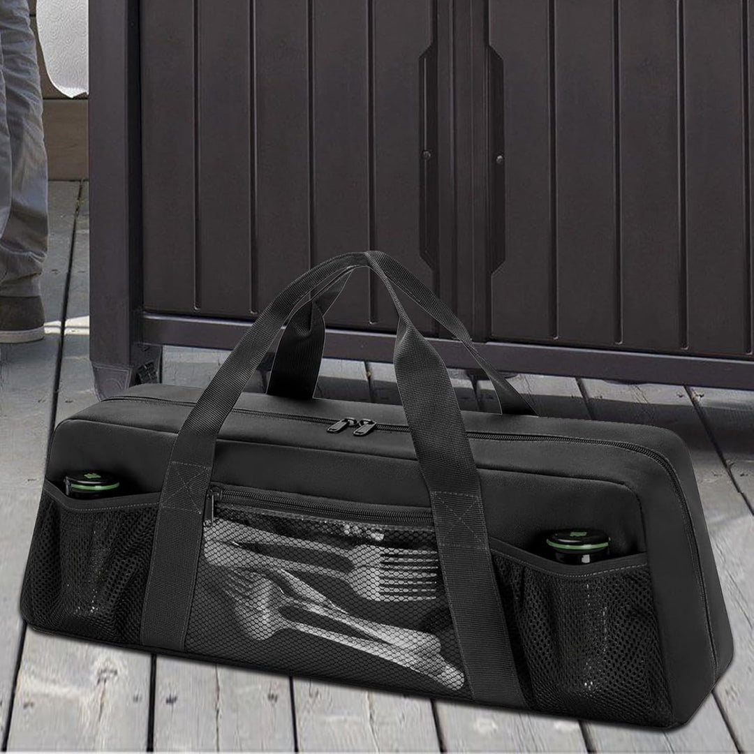Generisch Grillzubehör-Tasche | Aufbewahrungsbox Für Grillutensilien 56 X 17 X 18 cm,Grosse Aufbewah