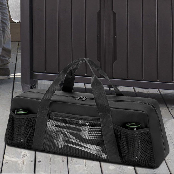 Generisch Grillzubehör-Tasche | Aufbewahrungsbox Für Grillutensilien 56 X 17 X 18 cm,Grosse Aufbewah