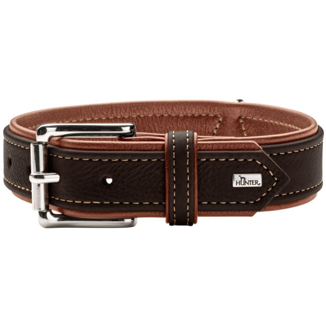 HUNTER Halsband Canadian Up Farbe schwarz/Cognac, Grösse 55 55 schwarz/cognac, 55 schwarz/cognac